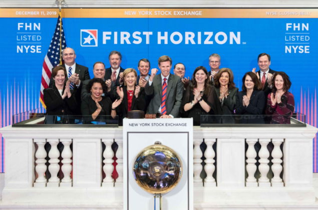 First Horizon rings bell at NYSE and with customers