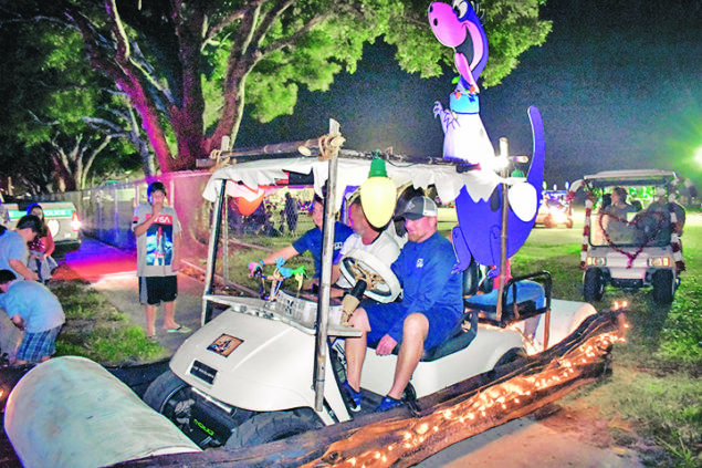 Town hosts annual Holiday Golf Cart Parade, Toy Drive
