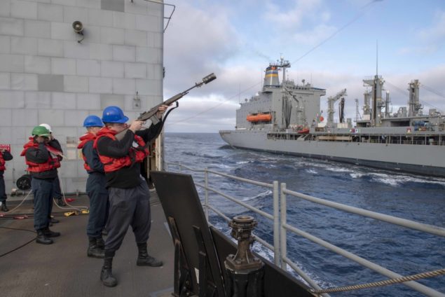 Miami Sailor serves aboard Navy cruiser in the Pacific