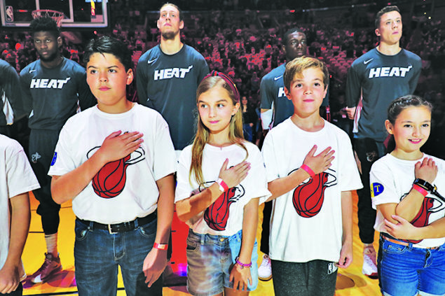 St. Thomas Miami Heat Family Fun Night celebrated, Dec. 8