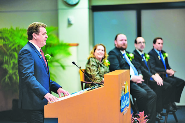 Mayor Tim Meerbott gives his first State of the Town Address