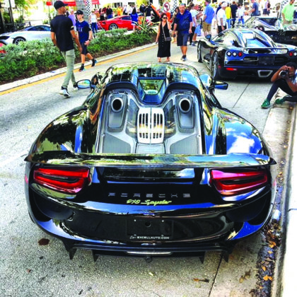 Exotics On Las Olas 2. Automotive Event Showcase