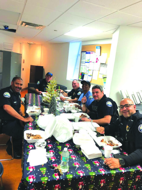 Aventura Police enjoy holiday meals