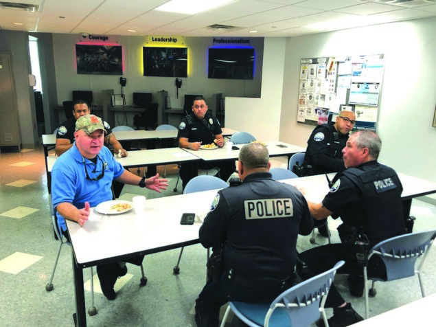 Aventura Police enjoy holiday meals