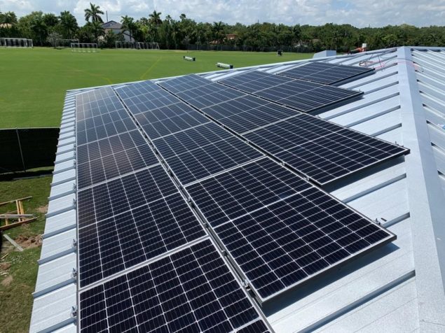 Palmer Trinity announces completion of solar photovoltaic system installation