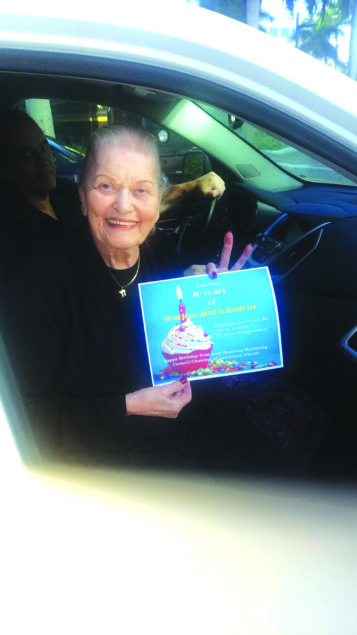 Former Aventura Comm. Teri Holzberg celebrates 90th birthday