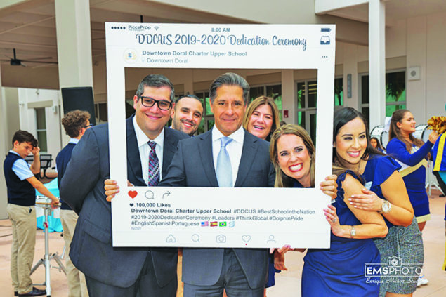 Downtown Doral Charter Upper School hosts dedication ceremony