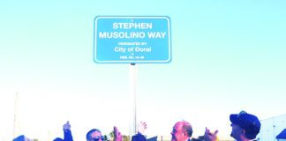 Doral Unveils the new “Stephen Musolino Way” Doral Unveils the new “Stephen Musolino Way”