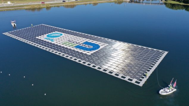 Floating solar array lands near Miami International Airport