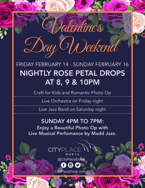 CityPlace Doral hosts Valentine’s Day Celebration