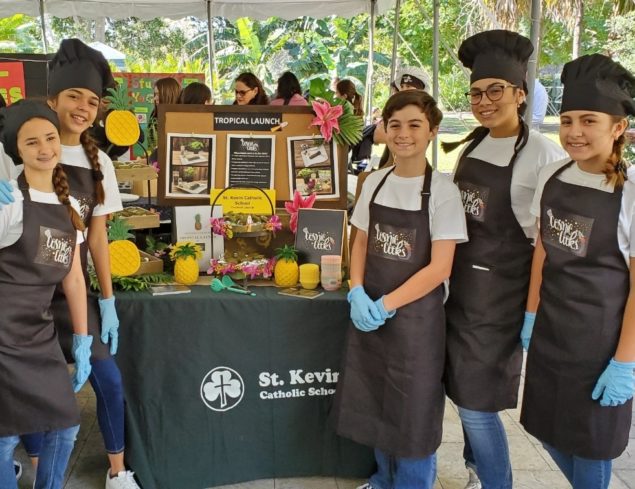 Students compete by preparing some out-of-this-world meals