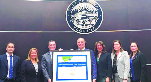 City of Doral Earns Silver Level Certification from Florida Green Building Coalition