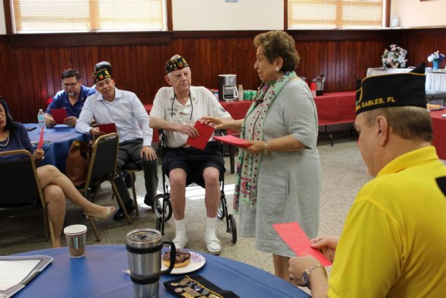 U.S. Rep. Donna E. Shalala visits American Legion Gables Post 98