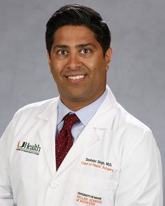 Dr. Devinder Singh joins UHealth and Miller School to lead plastic surgery