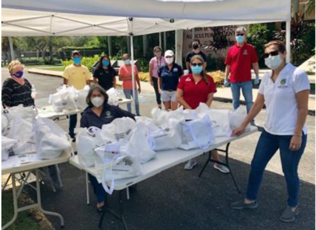 Commissioner's Rapid Response Team helps agriculture community, distributes masks