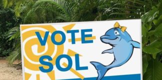 Mascots Sunny, Sol square off To be swim school ‘president’ Mascots Sunny, Sol square off To be swim school ‘president’