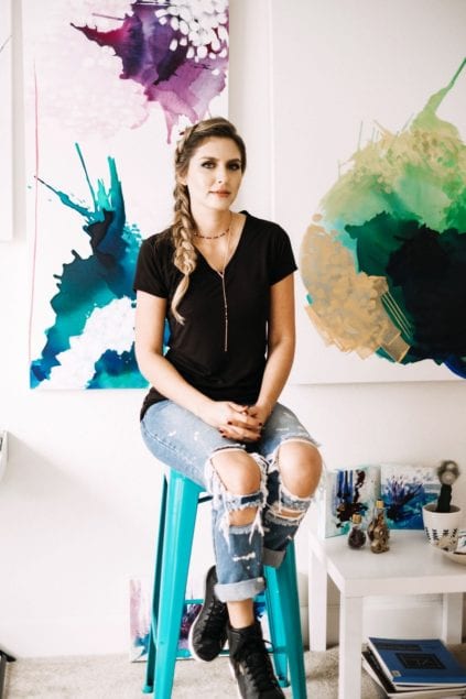 Artist Nicolle Cure captures the “Colors of Sound”