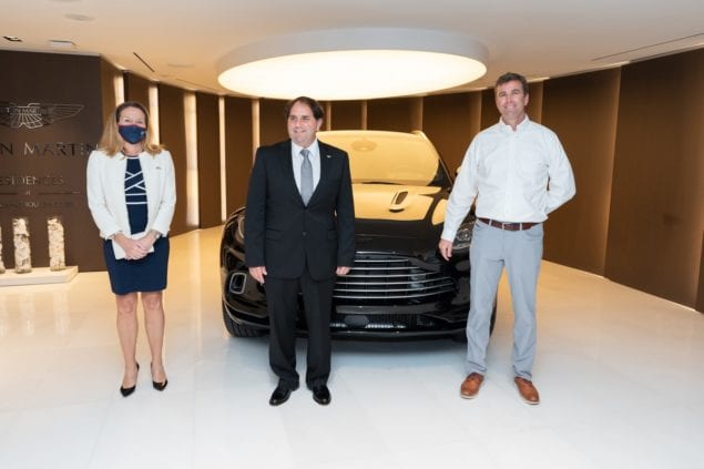 Aston Martin Residences in Miami welcomes first DBX to Americas