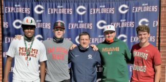 Four Explorers football players sign National Letters of Intent Four Explorers football players sign National Letters of Intent
