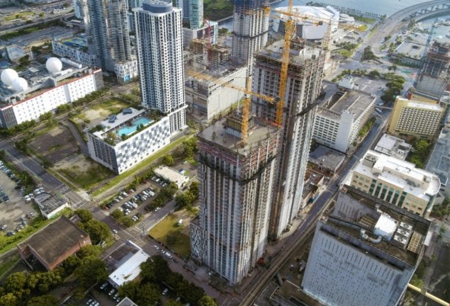 Construction tops off at Melo Group’s 52-story Downtown 5th development