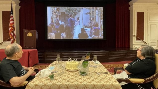 Newlyweds share their wedding day with Palace Coral Gables residents