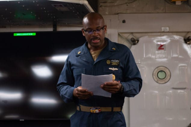 Miami Sailor takes part as Navy marks MLK Day