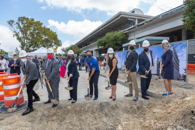 Ground broken on Grove Central transit-oriented development