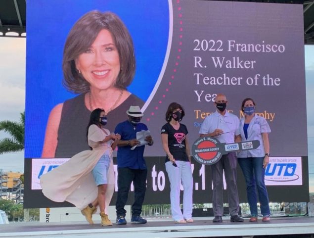 Kendall Toyota celebrates with Miami-Dade Teacher of the Year