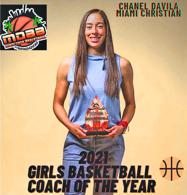 Miami Christian Ladies Basketball Team and Coach take honors