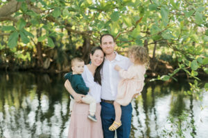 Brian and Casey Corey with their children