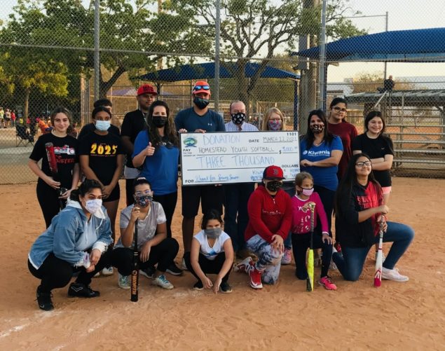 Kiwanis leads fundraising effort to support girls softball teams