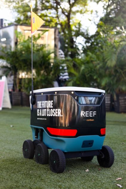 REEF Technology, Cartken announce arrival of self-driving delivery robots