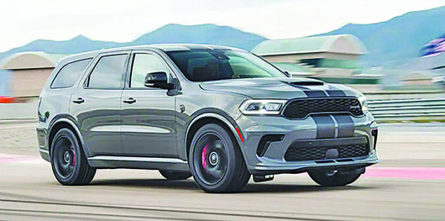 Dodge Durango SRT Hellcat is a race car and SUV