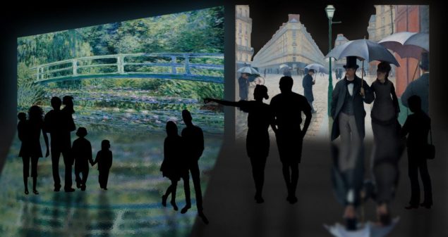 Immersive 3D/LED experience places visitors in impressionist masterpieces