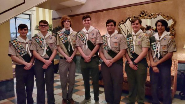 Troop 457 Scouts inducted into Eagle Court of Honor