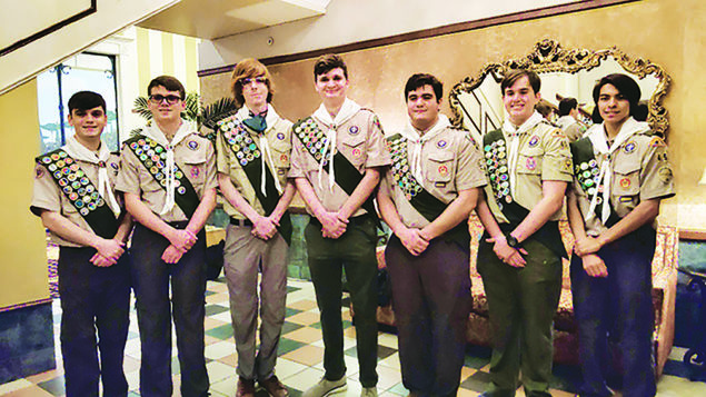 Troop 457 Eagle Scouts inducted into Eagle Court of Honor