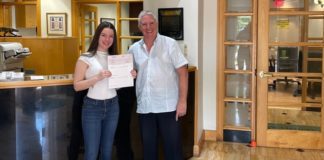 Panter, Panter, & Sampedro awards scholarship to Killian High student Panter, Panter, & Sampedro awards scholarship to Killian High student