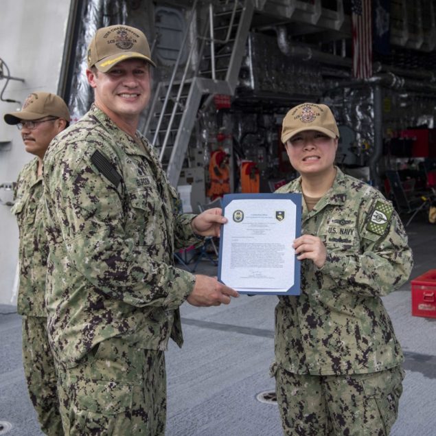 Sailor from Miami receives Navy Achievement Medal