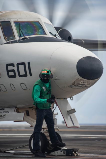 Miami Sailor serving aboard U.S. Navy aircraft carrier