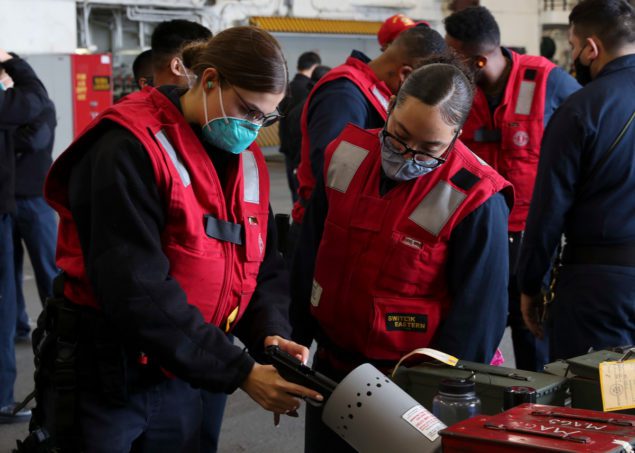 Miami Sailor serving aboard Navy amphibious assault ship