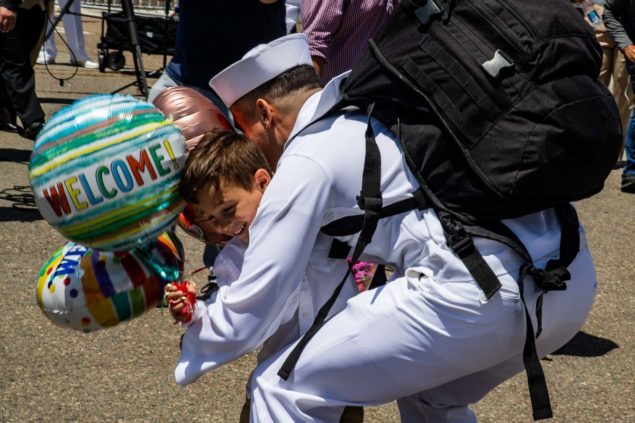 Sailor returns after ship completes deployment