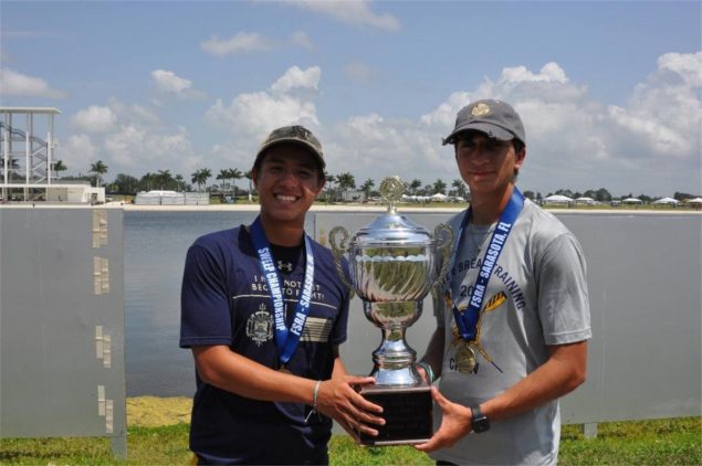 Two rowing team members from village are national champions