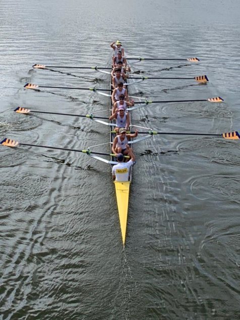 Two rowing team members from village are national champions