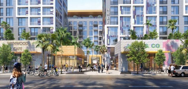 AMLI Wynwood, 550,000-sf mixed-use residential development, breaks ground