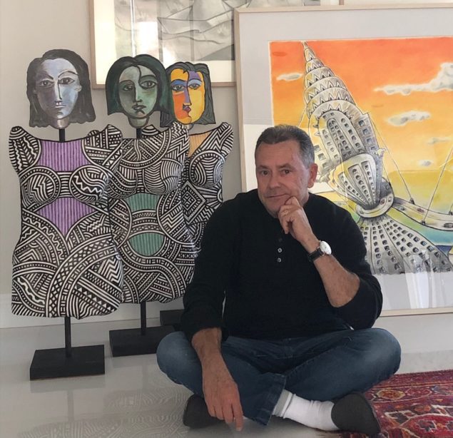 Village artist exhibiting his works in Islamorada gallery