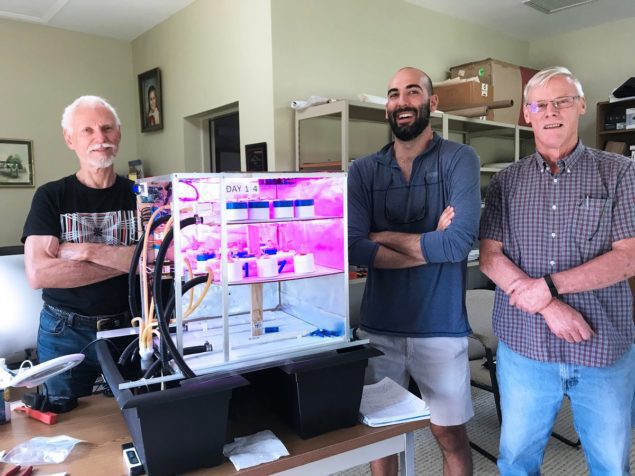 Three local men hope to see their work on ISS