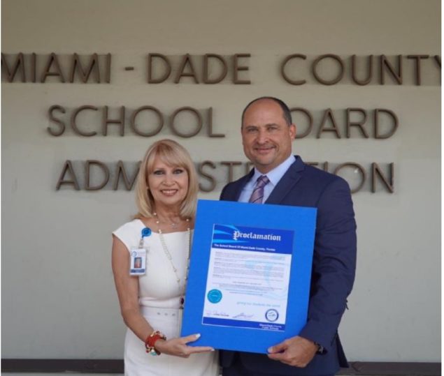 Ponce de Leon Middle School principal honored by Miami-Dade School Board