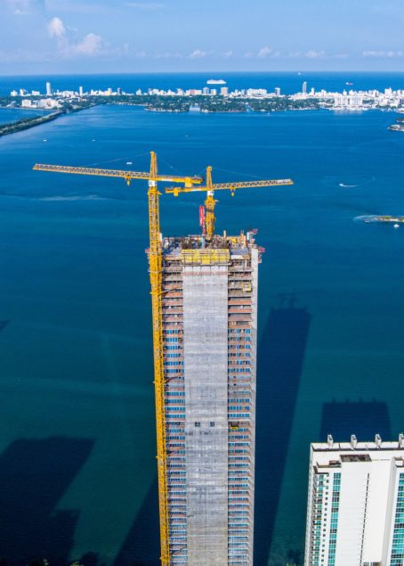 Missoni Baia tower tops off construction at 57 stories