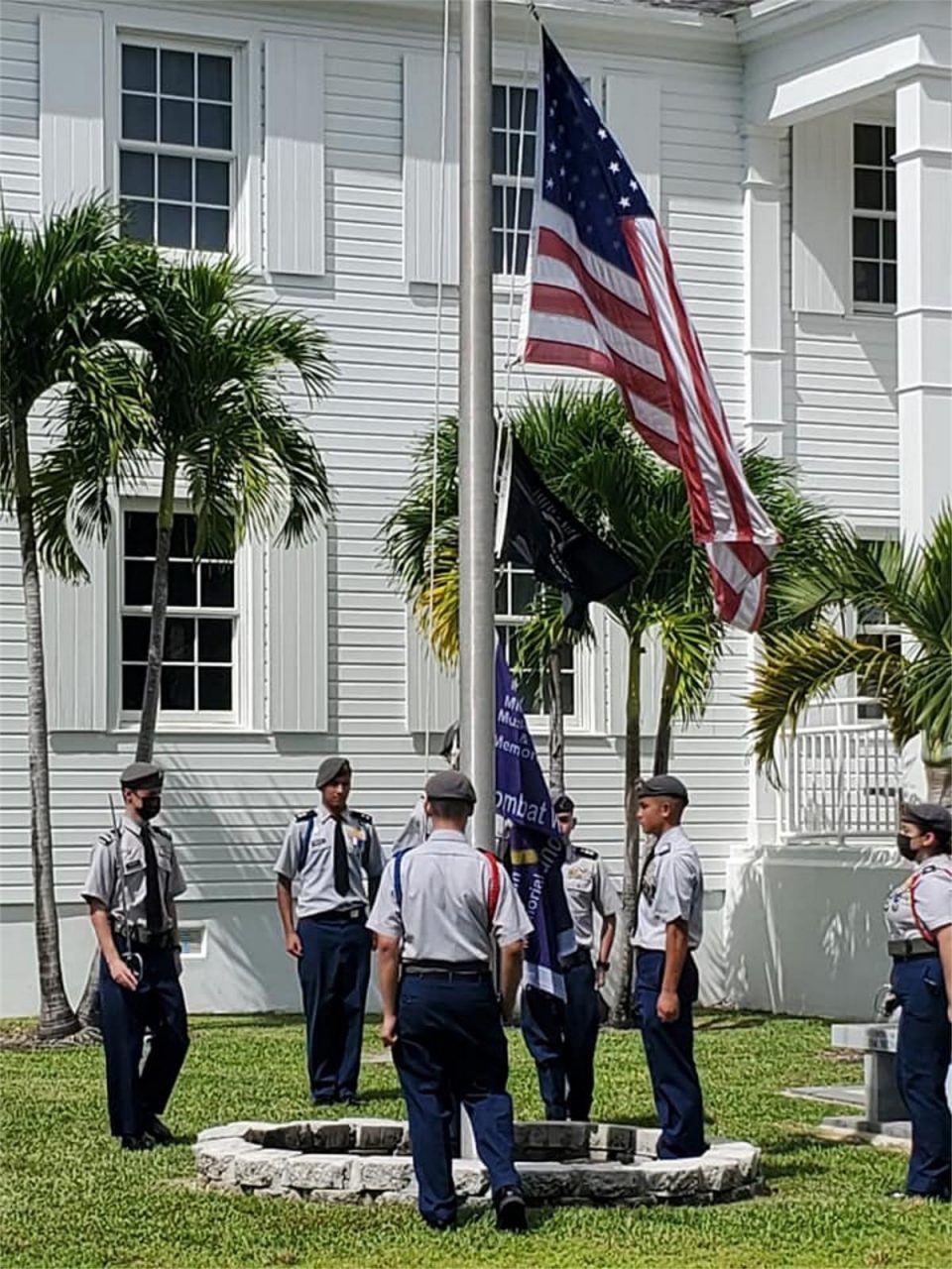 Village officials attend Purple Heart celebration