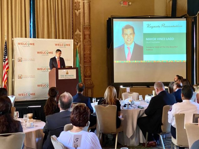 Mayor Lago gives first State of City Address : 'Reimagining Coral Gables'